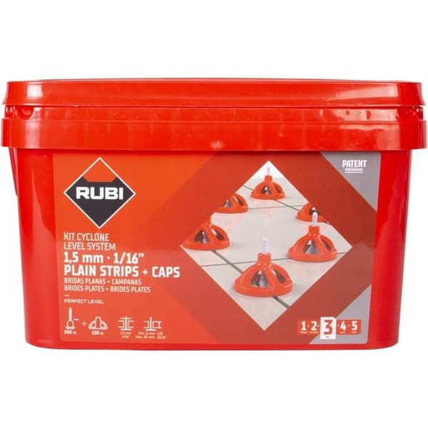 RUBI Cyclone 1,5 mm utjämningssats - 35964