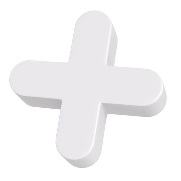 Meister Kakeldistans - 4427250 - Paket med 300 Robust Kakeldistans i polypropylen Vit 8 mm