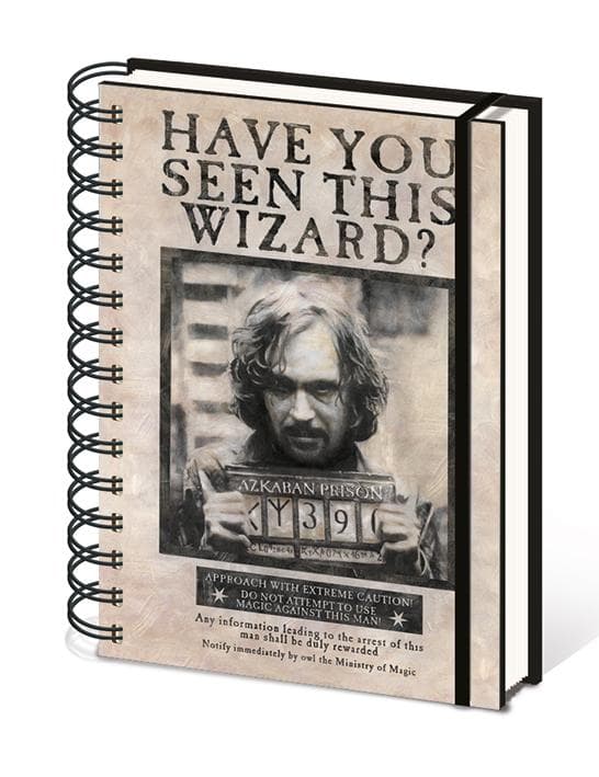 Anteckningsbok - Harry Potter (Wanted Sirius Black)