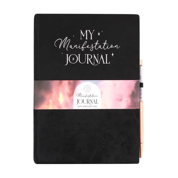 Something Different My Manifestation Amethyst Journal Black/Orange One Size