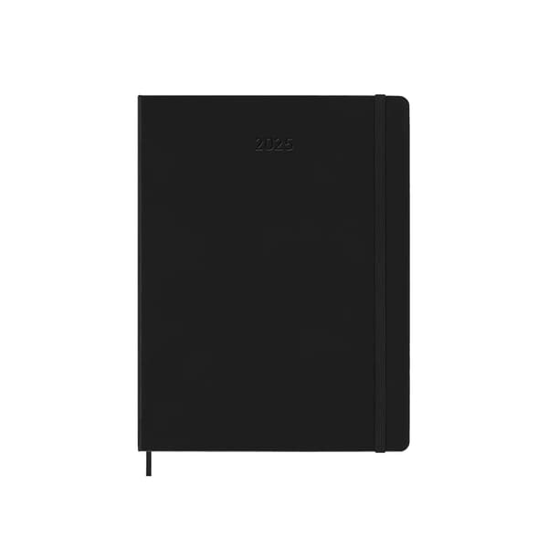 Moleskine 2025 Hard Cover Planner Solid Black One Size