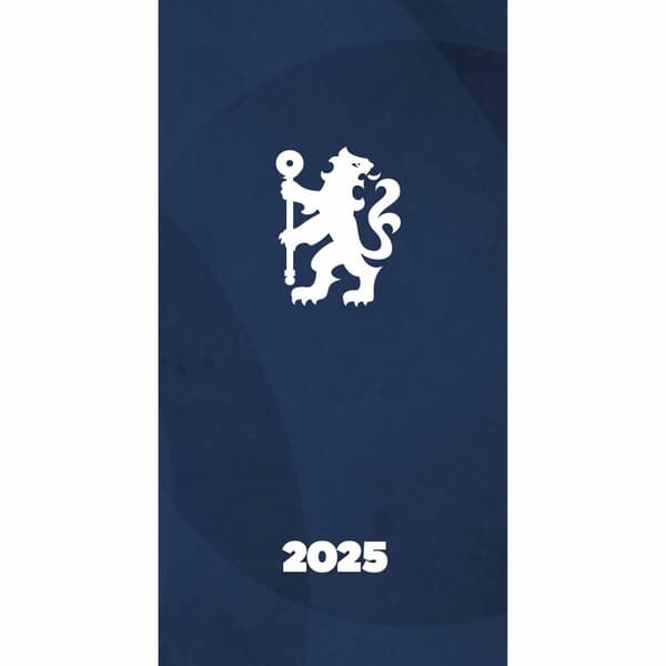 Chelsea FC 2025 Smal dagbok Blue/White One Size