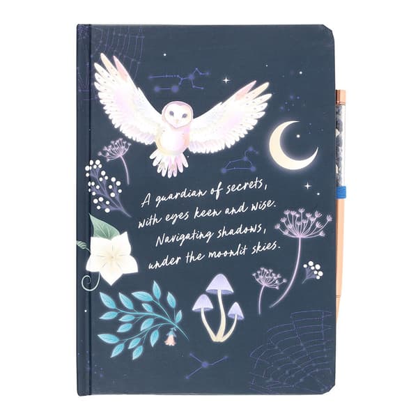 Something Different Night Owl Sodalite Dagbok och penna Navy/Gold One Size