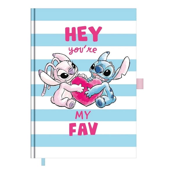 Lilo & Stitch You´re My Fav 2025 A5 Diary White/Blue One Size
