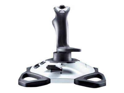 Logitech G Extreme 3D PRO, Ohjaussauva, PC, Digitaalinen, Langallinen, USB 2.0, Musta, Valkoinen