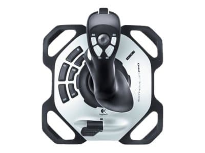 Logitech G Extreme 3D PRO, Ohjaussauva, PC, Digitaalinen, Langallinen, USB 2.0, Musta, Valkoinen