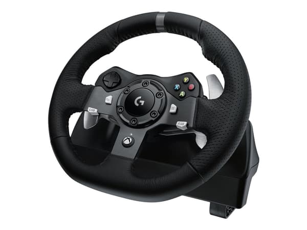 Logitech G920 Driving Force - Rat og pedalsæt - kabling - for Microsoft Xbox One & PC