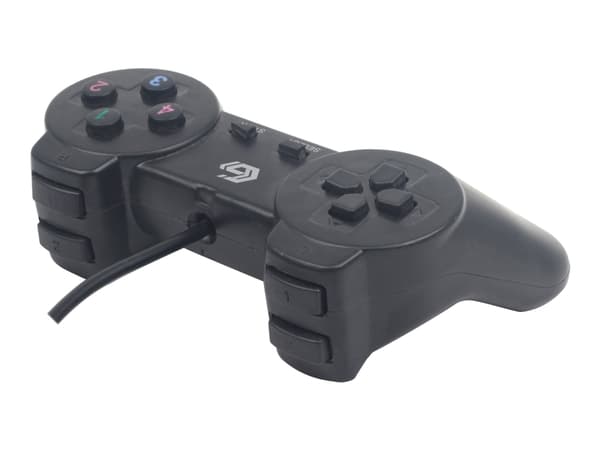 Gembird JPD-UB2-01, Gamepad, PC, D-pad, kaapeli, USB 2.0, Lajittelu
