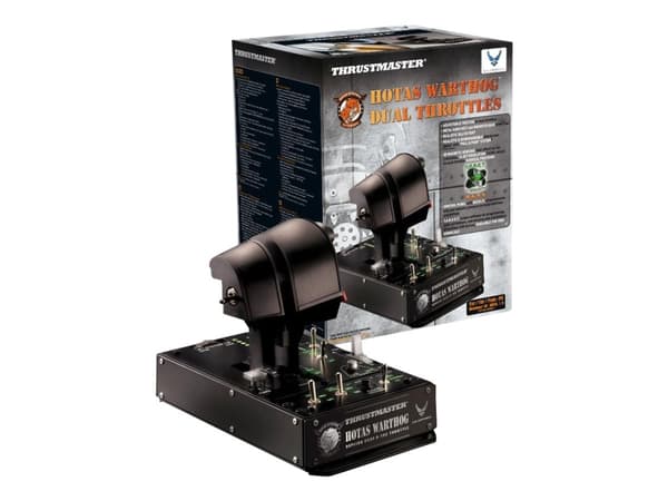 Thrustmaster HOTAS Warthog Dual Throttles, Lentosimulaattori, PC, Langallinen, USB, Musta, Windows 7, Windows 7 Enterprise, Windows 7 Enterprise x64,