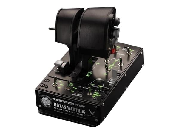 Thrustmaster HOTAS Warthog Dual Throttles, Lentosimulaattori, PC, Langallinen, USB, Musta, Windows 7, Windows 7 Enterprise, Windows 7 Enterprise x64,