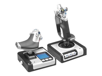 Logitech G X52 H.O.T.A.S. - Joystick ja nopeusohjain - langallinen - PC:lle