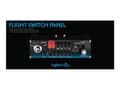 Miniatyrbilde 4 av 5: Logitech Flight Switch Panel - Instrumentpanel for flyvningssimulator - kablet - for PC
