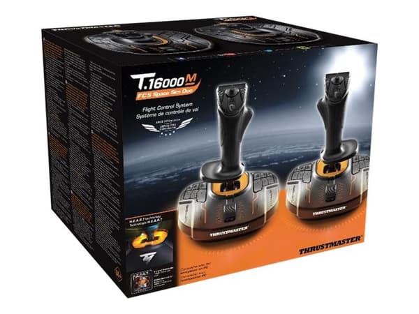 ThrustMaster T.16000M FCS Space Sim Duo - Joystick - 16 knapper - kabling (pakke med 2)