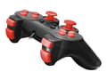 Miniatyrbild 2 av 5: Esperanza CORSAIR - Spelkontroll - kabelansluten - svart, röd - för Sony PlayStation 2, PC, Sony PlayStation 3