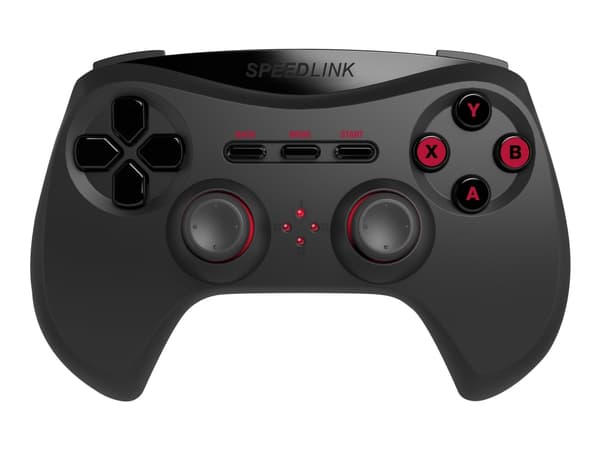 SPEEDLINK Strike NX SL-650100-BK - Håndkonsoll - 12 knapper - trådløs - svart - for PC