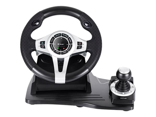 Tracer Roadster 4 in 1 - Sett for hjul, pedaler og girskiftehevarm - kablet - for PC, Sony PlayStation 3, Microsoft Xbox One, Sony PlayStation 4