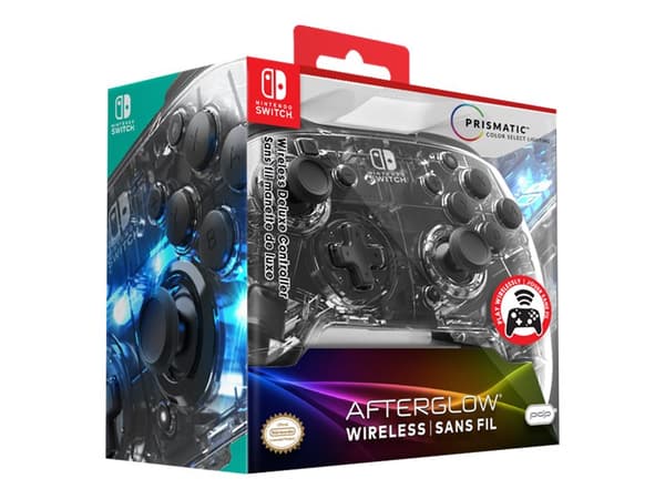 Afterglow Wireless Deluxe Controller - Håndkonsoll - trådløs - blank - for Nintendo Switch