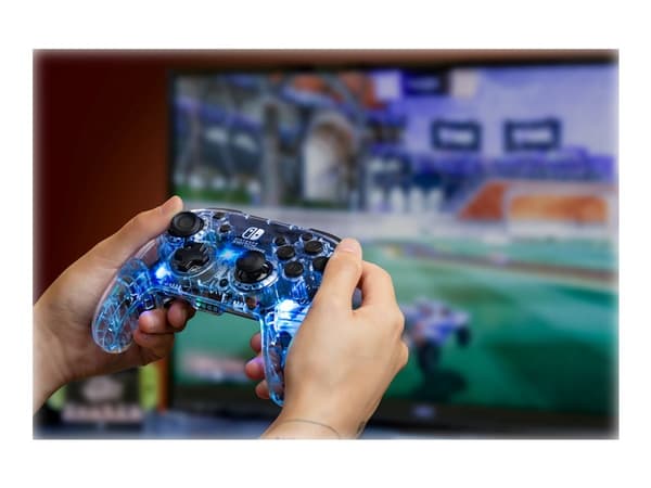 Afterglow Wireless Deluxe Controller - Håndkonsoll - trådløs - blank - for Nintendo Switch