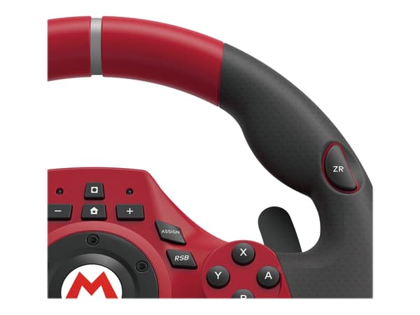 HORI Mario Kart Racing Wheel Pro Deluxe - Hjul- og pedalsett - kablet - for Nintendo Switch