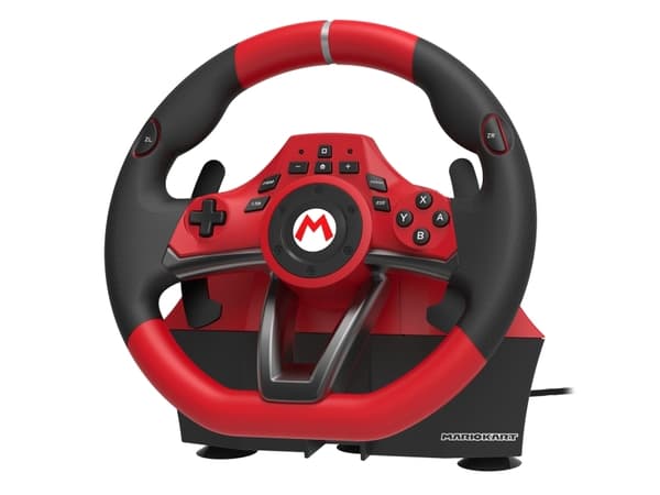 HORI Mario Kart Racing Wheel Pro Deluxe - Hjul- og pedalsett - kablet - for Nintendo Switch