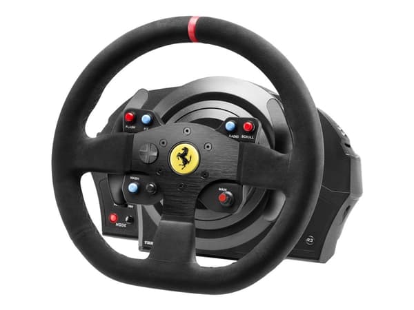Thrustmaster Ferrari T300 Integral Racing - Alcantara - hjul- og pedalsett - kablet - for PC, Sony PlayStation 3, Sony PlayStation 4, Sony PlayStatio