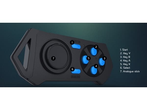 Modecom VOLCANO Mini GamePad, Gamepad, Android, Valg-knapp, Startknapp, Analog, Trådløs, Bluetooth