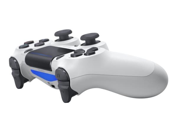 Sony DualShock 4 v2 - Gamepad - trådløs - Bluetooth - Glacier White - for Sony PlayStation 4