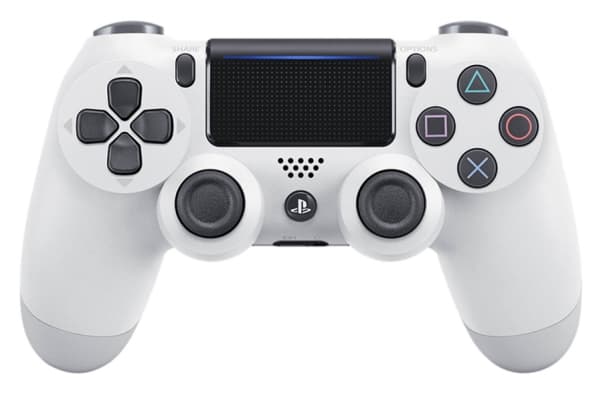 Sony DualShock 4 v2 - Gamepad - trådløs - Bluetooth - Glacier White - for Sony PlayStation 4