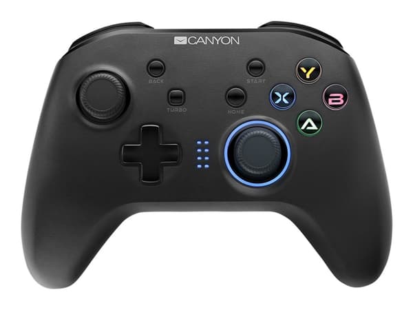 Canyon Gaming GP-W3 - Håndkonsoll - 16 knapper - trådløs - svart - for PC, Sony PlayStation 3, Nintendo Switch, Android