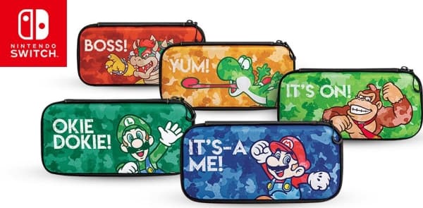 PDP Slim Travel Case - Super Mario Bros Donkey Kong Edition for Nintendo Switch