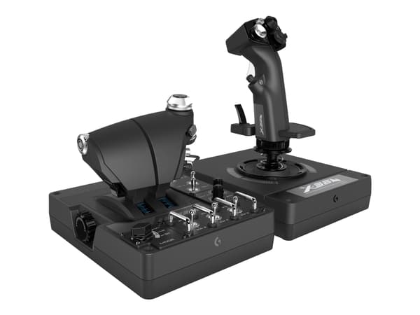 Logitech X56 H.O.T.A.S. - Joystick ja nopeusohjain - langallinen - PC:lle