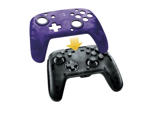 PDP Faceoff Deluxe+ Audio, Gamepad, Nintendo Switch, Nintendo Switch Lite, Nintendo Switch OLED, D-måtte, Hjemknap, Analog/digital, Ledningsført, USB