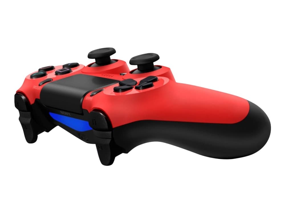 Sony DualShock 4 - Spelkontroll - trådlös - Bluetooth - magma (röd) - för Sony PlayStation 4