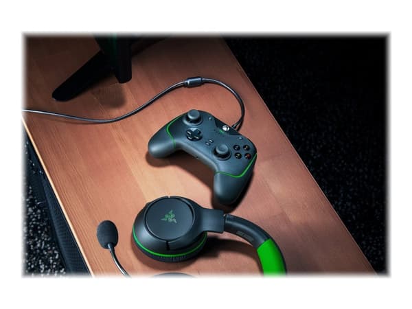 Razer Wolverine V2, Pad-ohjain, Xbox Series S, Xbox Series X, Takanuppi, D-pad, Kotipainike, Valikkopainike, Virtapainike, Käynnistyspainike, Analogi