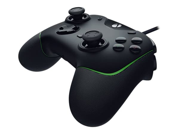 Razer Wolverine V2, Pad-ohjain, Xbox Series S, Xbox Series X, Takanuppi, D-pad, Kotipainike, Valikkopainike, Virtapainike, Käynnistyspainike, Analogi