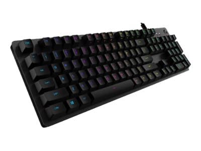 Logitech Gaming G512 - Tastatur - backlit - USB - Nordisk - tastsvitsj: GX Blue - karbon