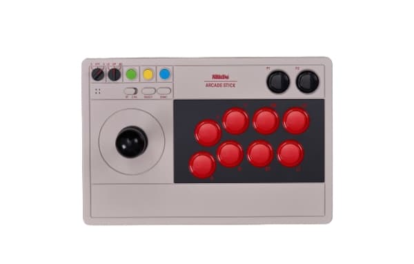 8Bitdo Arcade Stick, Joystick, Nintendo Switch, Nintendo Switch Lite, PC, Analog / Digital, Kabel & Trådlös, Bluetooth/USB, USB Type-C