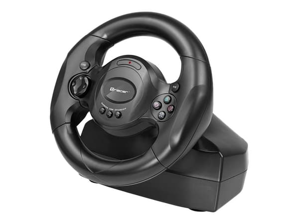 Tracer GAMEZONE Rayder 4 in 1 - Pyörä- ja poljinsarja - langallinen - PC:lle, Sony PlayStation 3:lle, Microsoft Xbox Onelle ja Sony PlayStation 4:lle