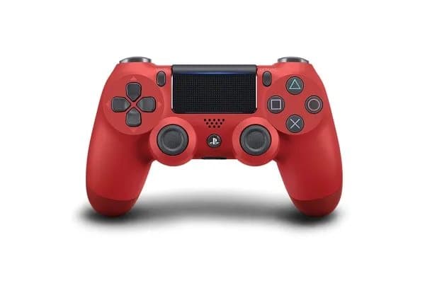 Sony DualShock 4 - Spelkontroll - trådlös - Bluetooth - magma (röd) - för Sony PlayStation 4