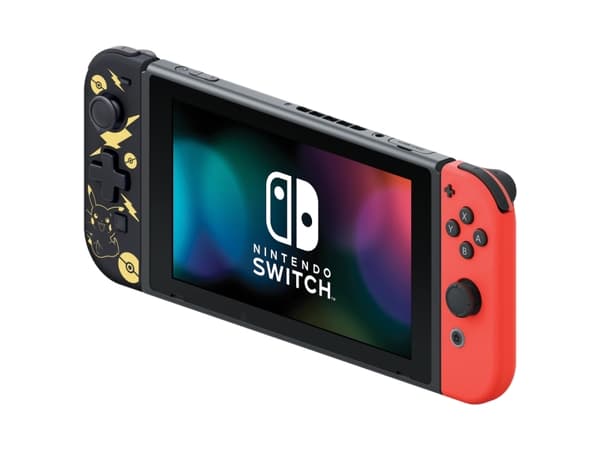 HORI D-Pad Controller (L) - Pokémon: Pikachu Black & Gold - håndkonsoll - kablet - for Nintendo Switch