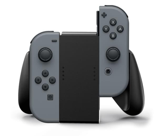 PowerA Joy-Con Comfort Grip, Nintendo Switch, Klemme, Sort, Polykarbonat, Nintendo, USA