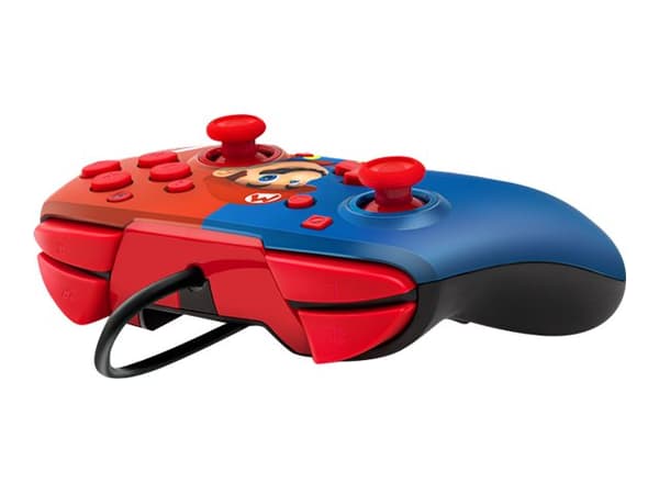 PDP Faceoff Deluxe+ Audio Wired Controller - Håndkonsoll - kablet - Power Pose Mario - for Nintendo Switch