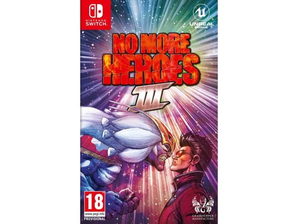 Nintendo No More Heroes 3, Nintendo Switch, RP (Betyg avvaktan), Fysiskt medium
