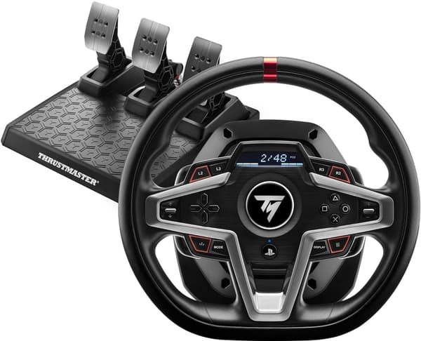 Thrustmaster T248 ratt- og pedalsett - PC, PlayStation 4, PlayStation 5
