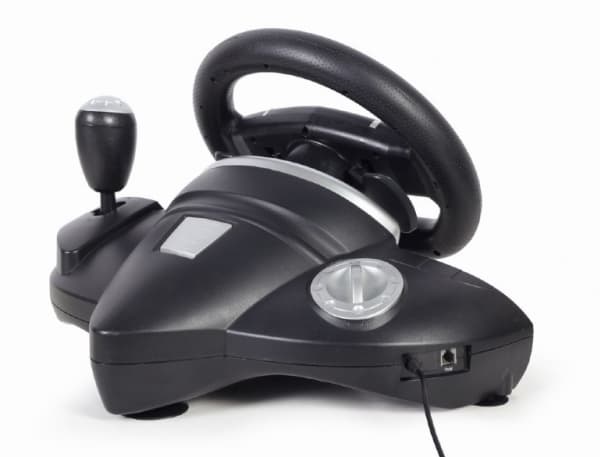 Gembird STR-M-01, Racerhjul, Lajittelu, PC/PS3/PS4/SWITCH, 410 mm, 340 mm, 250 mm