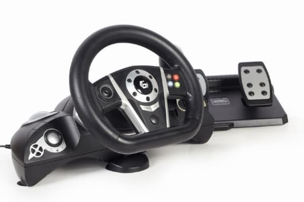 Gembird STR-M-01, Racerhjul, Lajittelu, PC/PS3/PS4/SWITCH, 410 mm, 340 mm, 250 mm