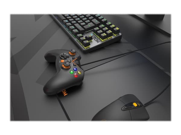 NOX NXKROMKEY, Pad-ohjain, Android, PC, Playstation 3, D-pad, Analoginen, Langallinen, USB