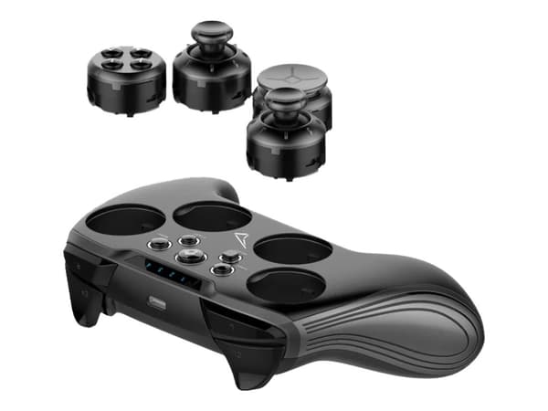 Steelplay - Spelkontroll - trådlös - svart - för PC, Nintendo Switch, Android