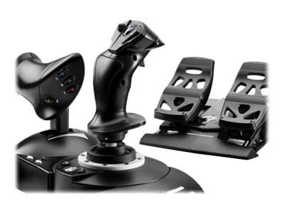 Thrustmaster T-Flight Full Kit X - Styrspak, gas och pedaler - kabelansluten - för PC, Microsoft Xbox One, Microsoft Xbox Series S, Microsoft Xbox Se
