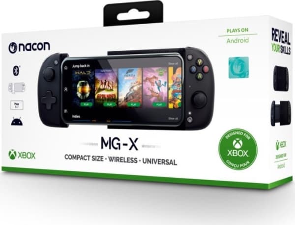 NACON MG-X, Joystick/Styrepinne, Xbox, D-pute, Retningsknapper, Menyknapp, View button, Trådløs, Bluetooth, 2,402 - 2,48 GHz